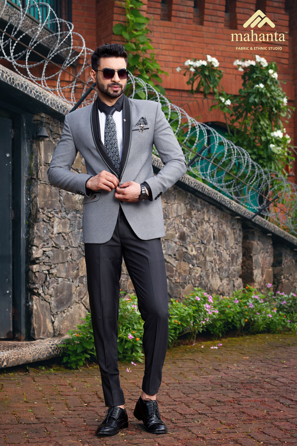 Grey suit